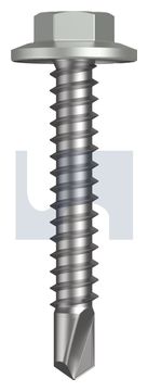METAL SDS FLANGED HEX HEAD CL4 SG MET FLG HX:12-14X 35 thumbnail 3