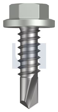 METAL SDS FLANGED HEX HEAD CL4 SG MET FLG HX:14-14X 22 thumbnail 3