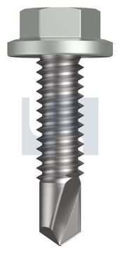 METAL SDS FLANGED HEX HEAD CL4 SG MET FLG HX:14-20X 25 thumbnail 3