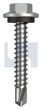 METAL SDS HEX HEAD + WASHER CL4 SG MET SEAL HX:12-14X 35 thumbnail 3