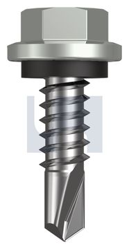 METAL SDS HEX HEAD + WASHER CL4 SG MET SEAL HX:14-14X 22 thumbnail 3