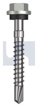 METAL SDS HEX HEAD + WASHER CL4 SG MET SEAL HX S:14-10X 50 thumbnail 3
