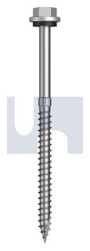 TYPE 17 HEX HEAD + WASHER CL4 SG T17 SEAL HX S:14-10X100 thumbnail 3