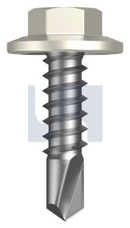 METAL SDS FLANGED HEX HEAD CL4 SM MET FLG HX:12-14X 20 thumbnail 3
