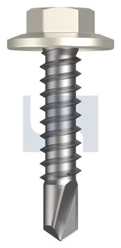 METAL SDS FLANGED HEX HEAD CL4 SM MET FLG HX:12-14X 25 thumbnail 3