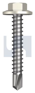METAL SDS FLANGED HEX HEAD CL4 SM MET FLG HX:12-14X 35 thumbnail 3