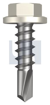 METAL SDS FLANGED HEX HEAD CL4 SM MET FLG HX:14-10X 25 thumbnail 3