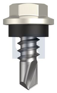 METAL SDS HEX HEAD + WASHER CL4 SM MET SEAL HX: 8-18X 12 thumbnail 3