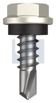 METAL SDS HEX HEAD + WASHER CL4 SM MET SEAL HX:10-16X 16 thumbnail 3