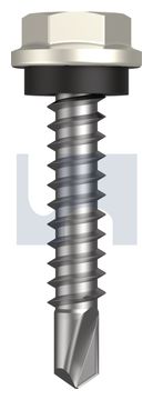 METAL SDS HEX HEAD + WASHER CL4 SM MET SEAL HX:10-16X 25 thumbnail 3