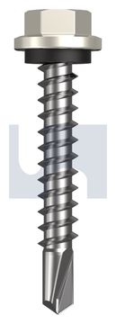 METAL SDS HEX HEAD + WASHER CL4 SM MET SEAL HX:14-10X 42 thumbnail 3