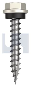 TYPE 17 HEX HEAD + WASHER CL4 SM T17 SEAL HX:10-12X 30 thumbnail 3