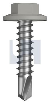 METAL SDS FLANGED HEX HEAD CL4 SO MET FLG HX:12-14X 25 thumbnail 3