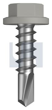 METAL SDS FLANGED HEX HEAD CL4 SO MET FLG HX:14-10X 25 thumbnail 3