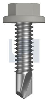 METAL SDS FLANGED HEX HEAD CL4 SO MET FLG HX:14-20X 25 thumbnail 3