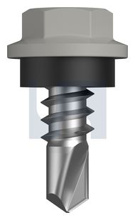 METAL SDS HEX HEAD + WASHER CL4 SO MET SEAL HX: 8-18X 12 thumbnail 3