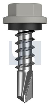 METAL SDS HEX HEAD + WASHER CL4 SO MET SEAL HX:14-10X 25 thumbnail 3