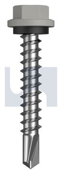 METAL SDS HEX HEAD + WASHER CL4 SO MET SEAL HX:14-10X 42 thumbnail 3