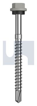 METAL SDS HEX HEAD + WASHER CL4 SO MET SEAL HX S:14-10X 75 thumbnail 3
