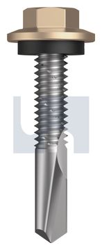s500 SDS HEX HEAD + WASHER CL4 ST S500 SEAL HX:12-24X 32 thumbnail 3