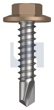 METAL SDS FLANGED HEX HEAD CL4 ST MET FLG HX:12-14X 25 thumbnail 3