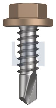 METAL SDS FLANGED HEX HEAD CL4 ST MET FLG HX:14-14X 22 thumbnail 3