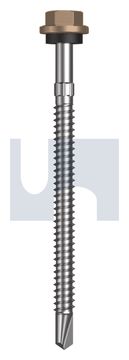 METAL SDS HEX HEAD + WASHER CL4 ST MET SEAL HX S:14-14X 90 thumbnail 3