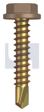 METAL SDS FLANGED HEX HEAD ZYP ST MET FLG HX:10-16X 25 thumbnail 3