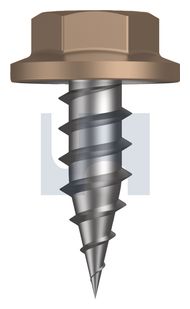 NEEDLE PT SDS FLANGED HEX CL4 ST NP FLG HX: 8-15X 12 thumbnail 3