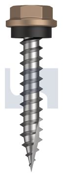 TYPE 17 HEX HEAD + WASHER CL4 ST T17 SEAL HX:10-12X 30 thumbnail 3
