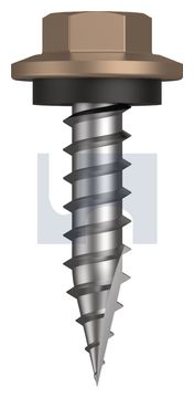 TYPE 17 HEX HEAD + WASHER CL4 ST T17 SEAL HX:12-11X 25 thumbnail 3