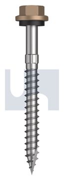 TYPE 17 HEX HEAD + WASHER CL4 ST T17 SEAL HX S:14-10X 65 thumbnail 3