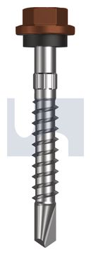 METAL SDS HEX HEAD + WASHER CL4 TE MET SEAL HX S:14-10X 50 thumbnail 3