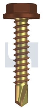 METAL SDS FLANGED HEX HEAD ZYP TE MET FLG HX:10-16X 25 thumbnail 3