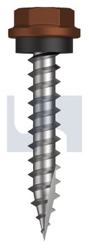 TYPE 17 HEX HEAD + WASHER CL4 TE T17 SEAL HX:10-12X 30 thumbnail 3