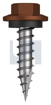 TYPE 17 HEX HEAD + WASHER CL4 TE T17 SEAL HX:12-11X 25 thumbnail 3