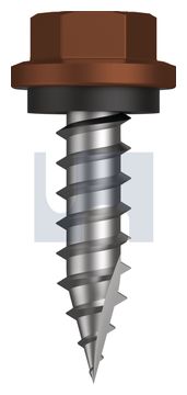 TYPE 17 HEX HEAD + WASHER CL4 TE T17 SEAL HX:14-10X 25 thumbnail 3