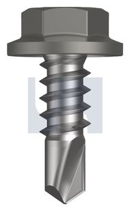 METAL SDS FLANGED HEX HEAD CL4 WA MET FLG HX: 8-18X 12 thumbnail 3