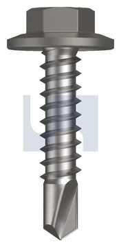 METAL SDS FLANGED HEX HEAD CL4 WA MET FLG HX:12-14X 25 thumbnail 3