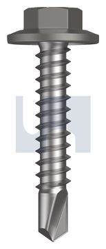 METAL SDS FLANGED HEX HEAD CL4 WA MET FLG HX:12-14X 30 thumbnail 3