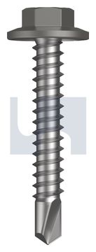 METAL SDS FLANGED HEX HEAD CL4 WA MET FLG HX:12-14X 35 thumbnail 3