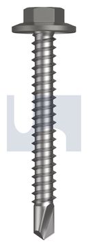 METAL SDS FLANGED HEX HEAD CL4 WA MET FLG HX:12-14X 45 thumbnail 3