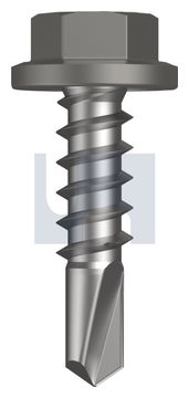 METAL SDS FLANGED HEX HEAD CL4 WA MET FLG HX:14-10X 25 thumbnail 3