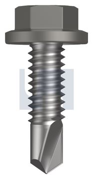 METAL SDS FLANGED HEX HEAD CL4 WA MET FLG HX:14-20X 22 thumbnail 3