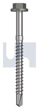 METAL SDS FLG HEX HEAD CL4 WA MET FLG HX S:14-10X 75 thumbnail 3