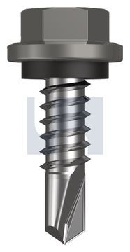 METAL SDS HEX HEAD + WASHER CL4 WA MET SEAL HX:14-14X 22 thumbnail 3