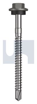METAL SDS HEX HEAD + WASHER CL4 WA MET SEAL HX S:12-14X 65 thumbnail 3