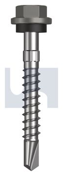 METAL SDS HEX HEAD + WASHER CL4 WA MET SEAL HX S:14-10X 50 thumbnail 3