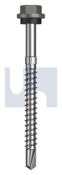 METAL SDS HEX HEAD + WASHER CL4 WA MET SEAL HX S:14-10X 75 thumbnail 3