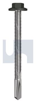 s500 SDS FLANGED HEX HEAD CL4 WG S500 FLG HX:12-24X 65 thumbnail 3
